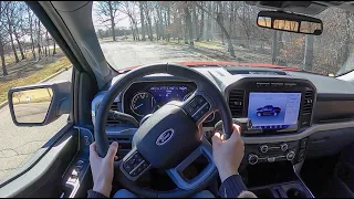 2021 Ford F-150 Hybrid XLT - POV Test Drive (Binaural Audio)