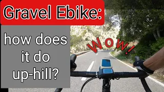 Gravel ebike: Bosch up-hill (compared to X35).