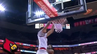 Louisville's Deng Adel Hits Anas Mahmoud For Alley-Oop Dunk vs. FSU