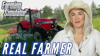 A Professional Farmer Tends To Her Farm In Farming Simulator • Professionals Play