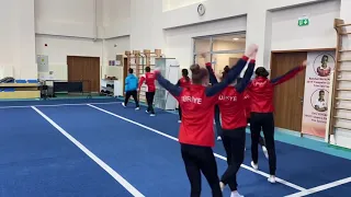 Trampolin Cimnastik Milli Takım Antrenmanı