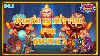 Which Better for MONK? JAY or ZEUS? | PvP | Rush Royale