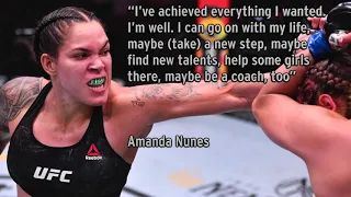 Amanda Nunes Considering Retirement, Dana White Reacts