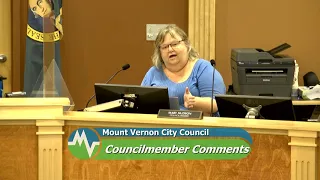 Mount Vernon City Council Meeting - June 9, 2021