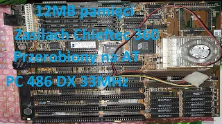 Retro Pc oparty na procku 486 dx 33Mhz cz 1.