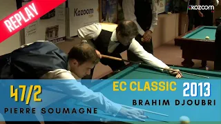 EC 2013 Balkline 47/2 Brahim DJOUBRI vs Pierre SOUMAGNE