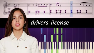 How to play piano part of Drivers License by Olivia Rodrigo
