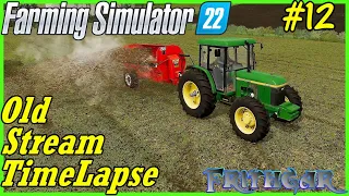 FS22 Timelapse, Old Stream Farm #12: Muck Spreading With A Roto Spreader!