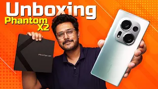 Tecno Phantom X2 unboxing in ಕನ್ನಡ⚡Most Premium Smartphone from Tecno