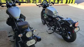 Moto Guzzi v9 & v7 Exhaust Comparison/Stock vs Agostini