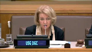 Alison Smale (Global Communications) at the Opening of the session of the Committee on Information