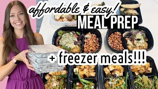 HEALTHY & AFFORDABLE MEAL PREP | Gluten Free Plant Based Freezer Meals & Lunch Ideas