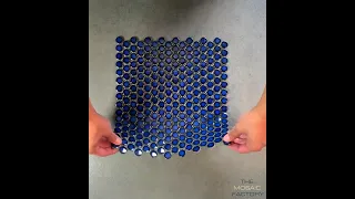 Mosaic Tiles Sheet – Venice Pennyround Cobalt Blue (VKN700)