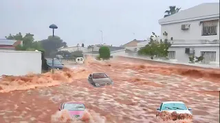Unforgettable floods sweep Spain - Severe floods cause chaos