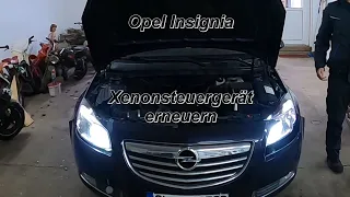 Opel Insignia nasser  Scheinwerfer