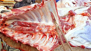 Amazing Fresh Cow Meat Processing Shop | Modern Technique Livestock Slaughterhouse Food Process