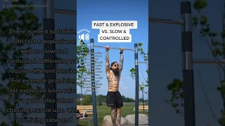 Fast & Explosive vs. Slow and controlled?