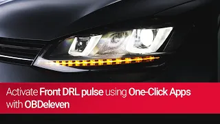How to activate front Daytime Running Lights pulse in Volkswagen Vehicles