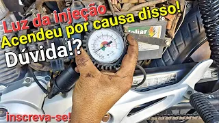 Moto acendendo luz da injeção e falhando! Muitos acham q é problema na injeção