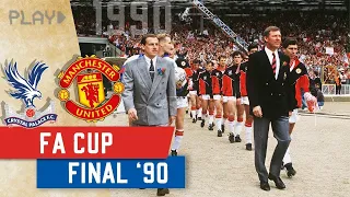 1990 F.A. Cup Final Program - Crystal Palace v Manchester United - on the BBC (Part 1)