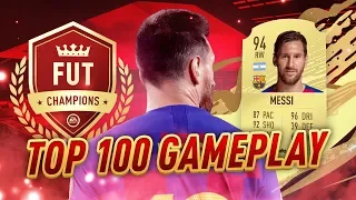 BACK-TO-BACK TOP 100 PLACEMENT WHEN THE GOAT ARRIVES - FIFA 20 FUT CHAMPIONS HIGHLIGHTS