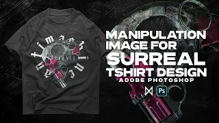 MANIPULATING IMAGES FOR SURREAL TSHIRT DESIGN | PHOTOSHOP