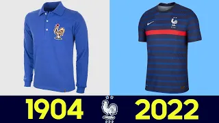 ⚽ История (Эволюция) Формы сборной Франции по Футболу 2022 | Все Футболки сборной Франции ⚽