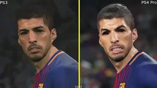 PES 2018 PS3 vs PS4 Pro Graphics Comparison