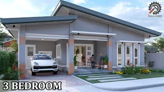 HOUSE DESIGN IDEA | 10x10 Meters (32.8 x 32.8 ft) | 3 Bedroom House