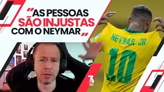 TIAGO LEIFERT SE INCOMODA COM CRÍTICAS AO NEYMAR