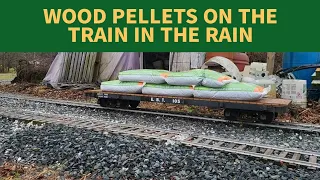 Hauling Wood Pellets In The Rain