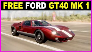 Forza Horizon 5 - How to get and unlock FREE EXCLUSIVE Ford GT40 MK 1 1964