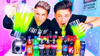 FIZZIEST DRINK IN THE WORLD CHALLENGE!! With Morgz! (GONE WRONG!!) Coke, Sprite, RedBull & MORE!