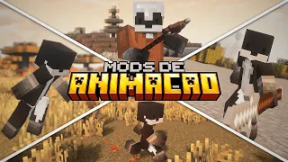 ✨ 10 MELHORES mods de ANIMAÇÃO para MINECRAFT (1.20.2 a 1.12)