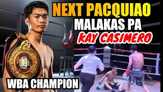 NEXT PACQUIAO WBA CHAMPION NA! MALAKAS PA KAY CASIMERO | KALABAN BAGSAK SA ISANG SUNTOK