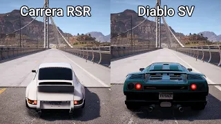 NFS Payback - Porsche Carrera RSR vs Lamborghini Diablo SV - Drag Race