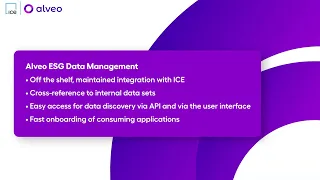 ICE Data Services ESG Data in Alveo