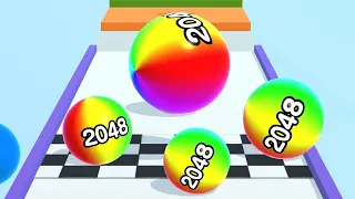 Ball Run 2048 - All Levels Gameplay Android,iOS (Level 845-853)