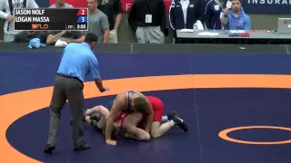 74kg s, Logan Massa, Cliff Keen WC vs Jason Nolf, Nittany Lion WC