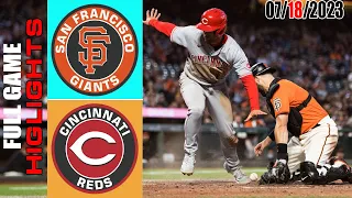 Cincinnati Reds vs San Francisco Giants FULL GAME HIGHLIGHTS | MLB To Day July 18, 2023 | MLB 2023