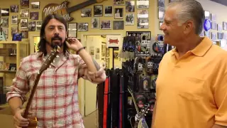 Dave Grohl from the Foo Fighters at Norman's Rare Guitars