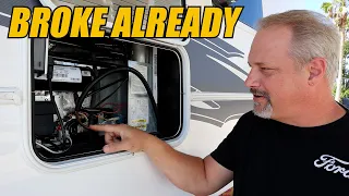 Broken RV Refrigerator First Vacation Day Out / How Did We Fix It / Truck Camper Life