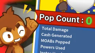 Dokážu VYHRÁT hru v BTD6 S 0 Pop Count? - BTD6