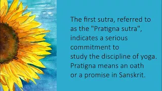 Patanjali Yoga Sutra 1.1