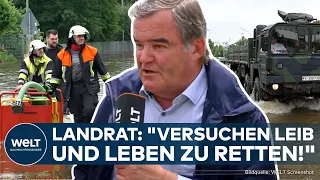 HOCHWASSER IN PFAFFENHOFEN: "Wir kommen hier nicht mehr vor oder zurück!" Dramatische Lage in Bayern