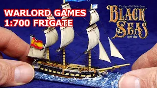 Black Seas Frigate - 1:700 model for wargame by Warlord Games
