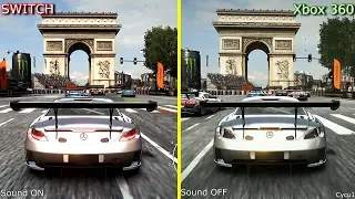 GRID Autosport Nintendo Switch vs Xbox 360 Graphics Comparison