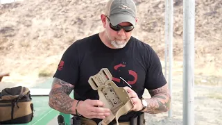 Proper use of drop leg holsters