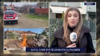 Stirile Kanal D - Satul care sta pe un butoi de pulbere! | Editie de seara