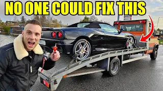 I JUST BOUGHT AN ABANDONED FERRARI 360 WITH ONE HUGE PROBLEM!